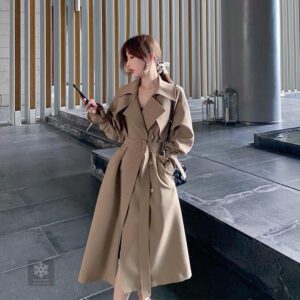 IO-FJ063 Women Trench Coat Korean S