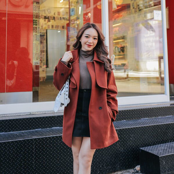 IO-FJ126 Women Coat Coatover Free size - Image 2