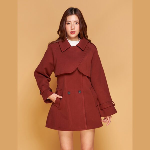 IO-FJ126 6 IO-FJ126 Women Coat Coatover Free size - Image 1