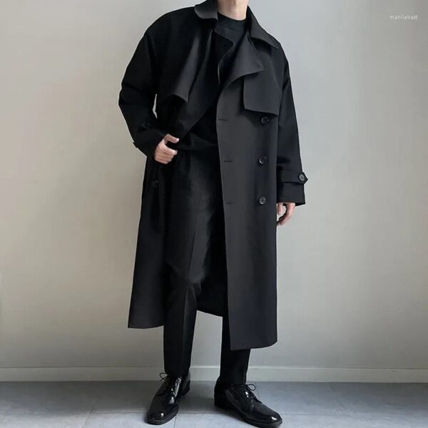 IO-MJ081 Men Long Coat FS - Image 2