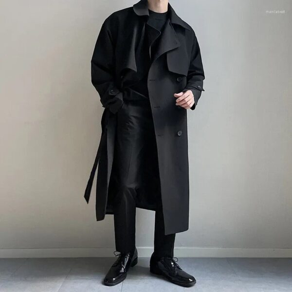IO-MJ081 Men Long Coat FS - Image 5