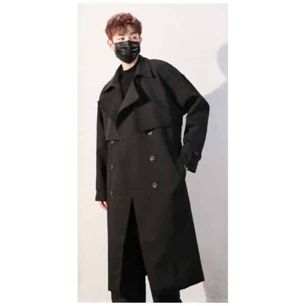 IO-MJ081 5 IO-MJ081 Men Long Coat FS - Image 1