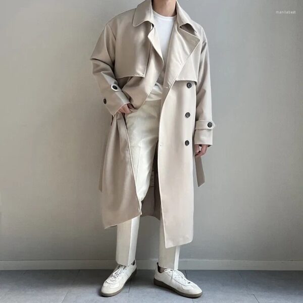 IO-MJ082 Men Long Coat FS - Image 2