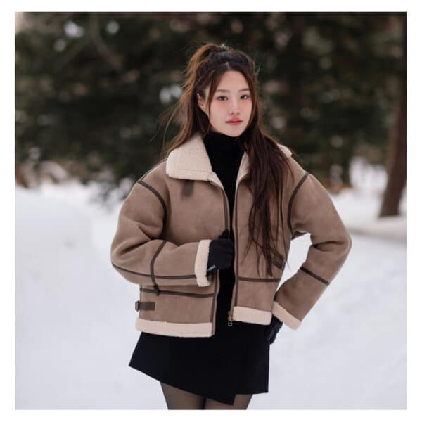 IO-FJ303 Women Jacket Howdycoat FS - Image 4