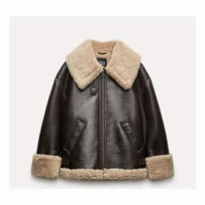 IO-FJ283 Women Leather ZARA XS